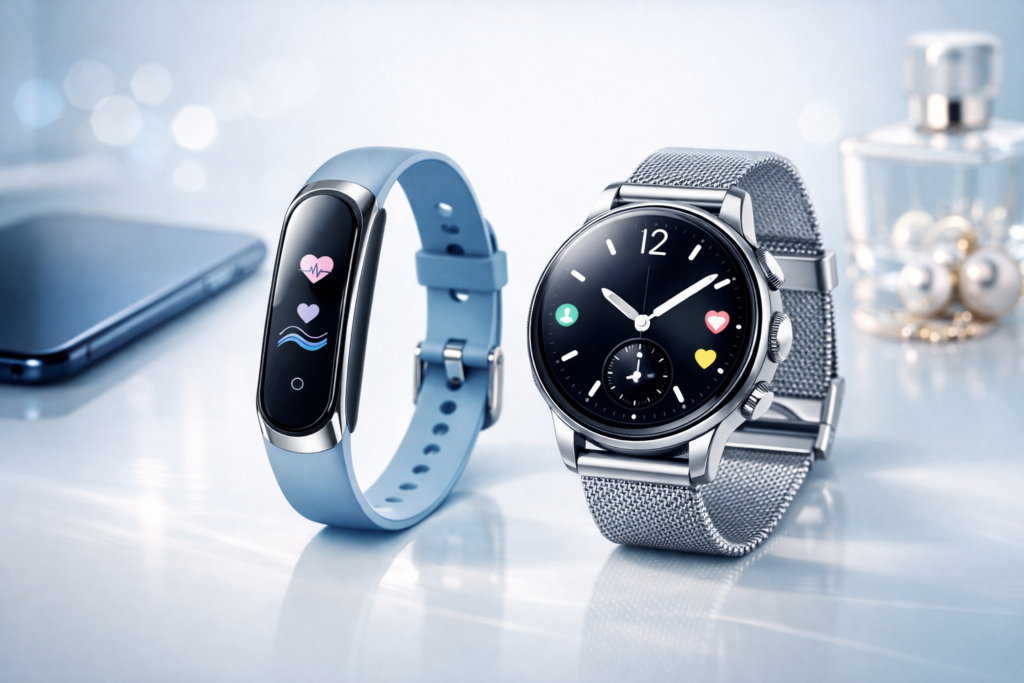 Elegancki smartband damski – czy opaska może zastąpić smartwatch?